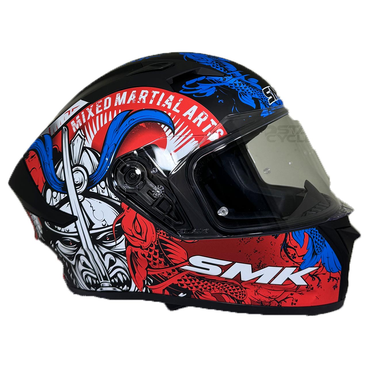 بررسی کلاه کاسکت SMK استلار مدل SAMURAI (MA253)