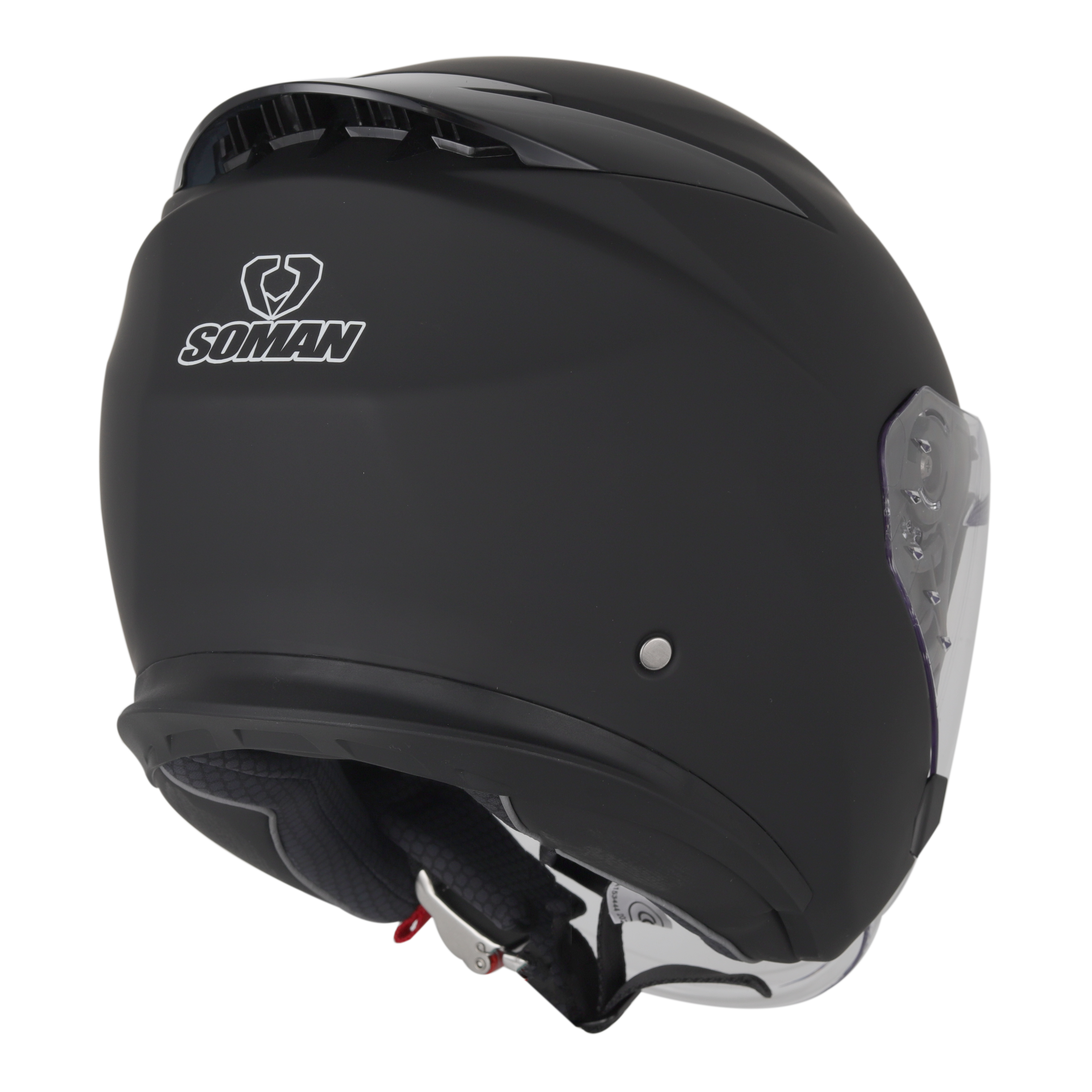 استاندارد کلاه کاسکت بدون فک سومان 527 مدل MTBLACK