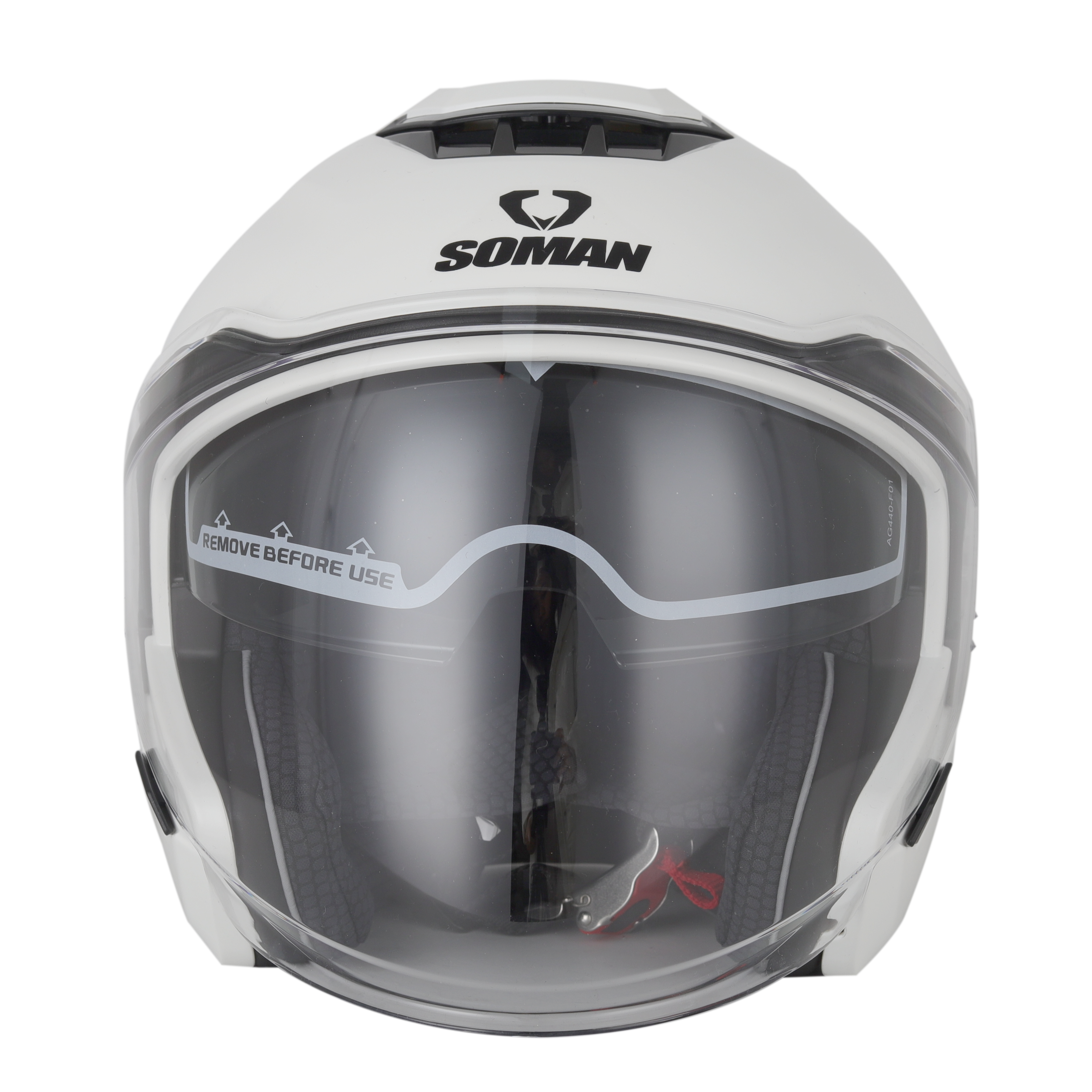 استاندارد کلاه کاسکت بدون فک سومان 527 مدل WHITE