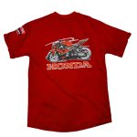 خرید تیشرت آستین کوتاه طرح هوندا مدل RED01
