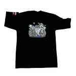 عکس تیشرت آستین کوتاه طرح یاماها مدل BLACK01