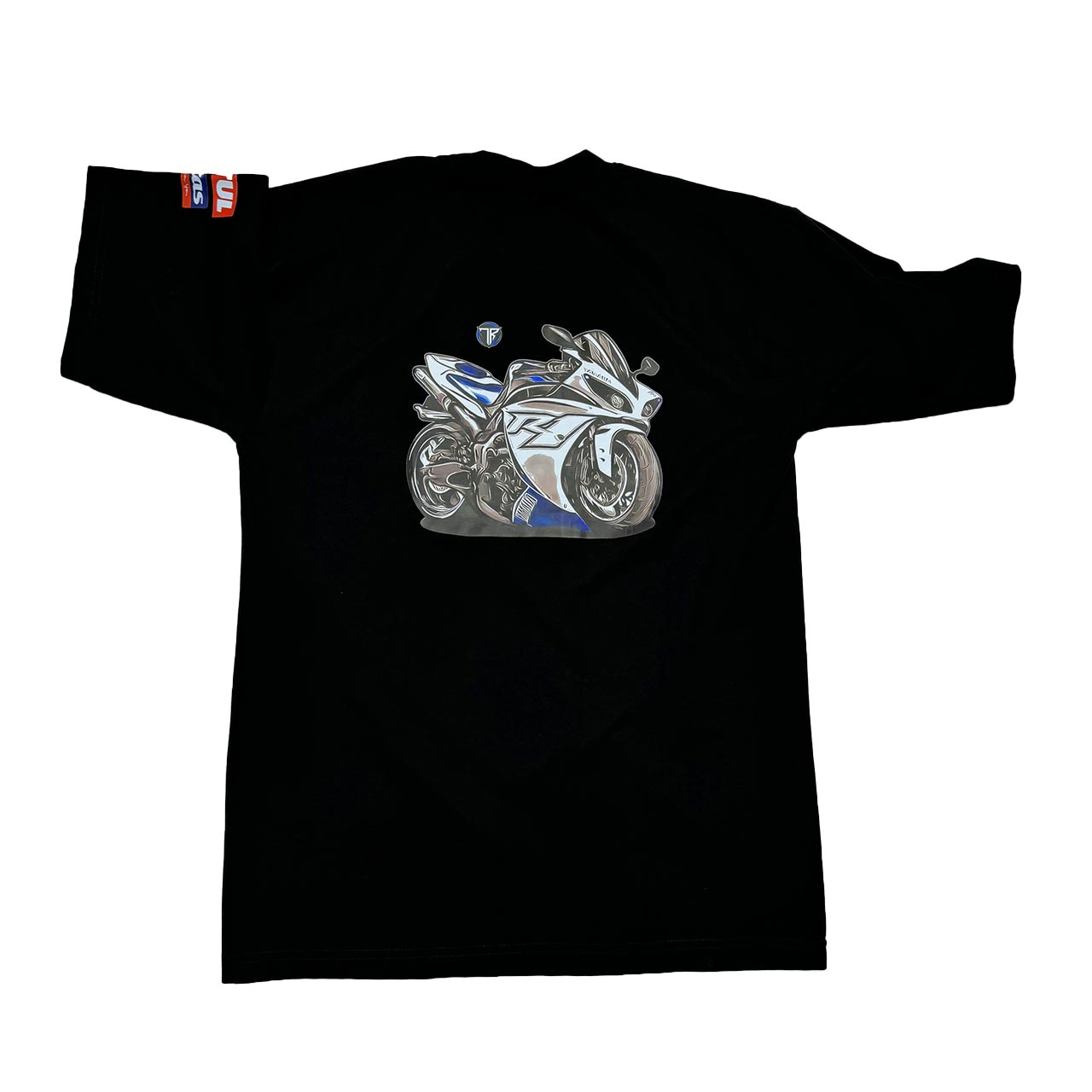 عکس تیشرت آستین کوتاه طرح یاماها مدل BLACK01