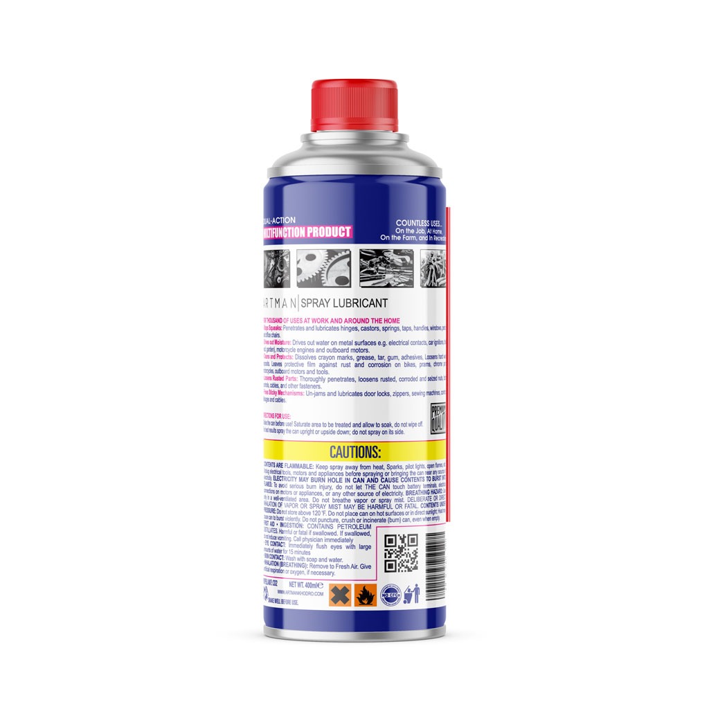 عکس اسپری زنگ زدا و روان کننده آرتمن مدل WD-40