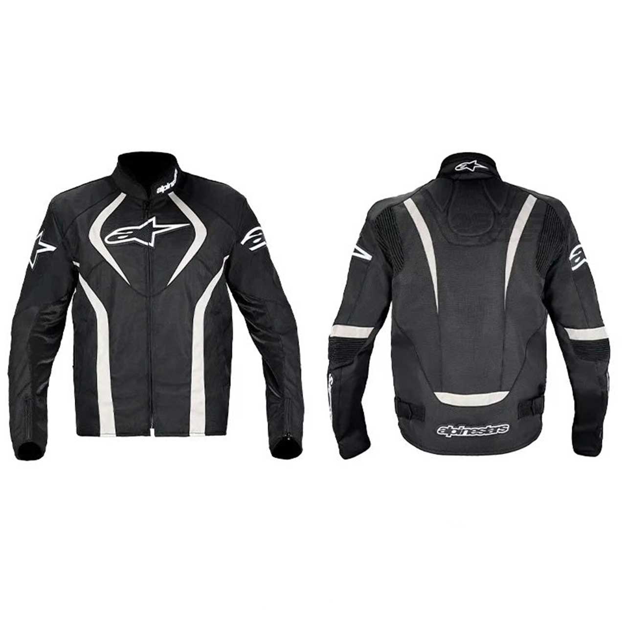 عکس کاپشن موتور سواری آلپین استار مدل WHITE 1