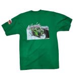 عکس تیشرت آستین کوتاه طرح کاوازاکی مدل GREEN02