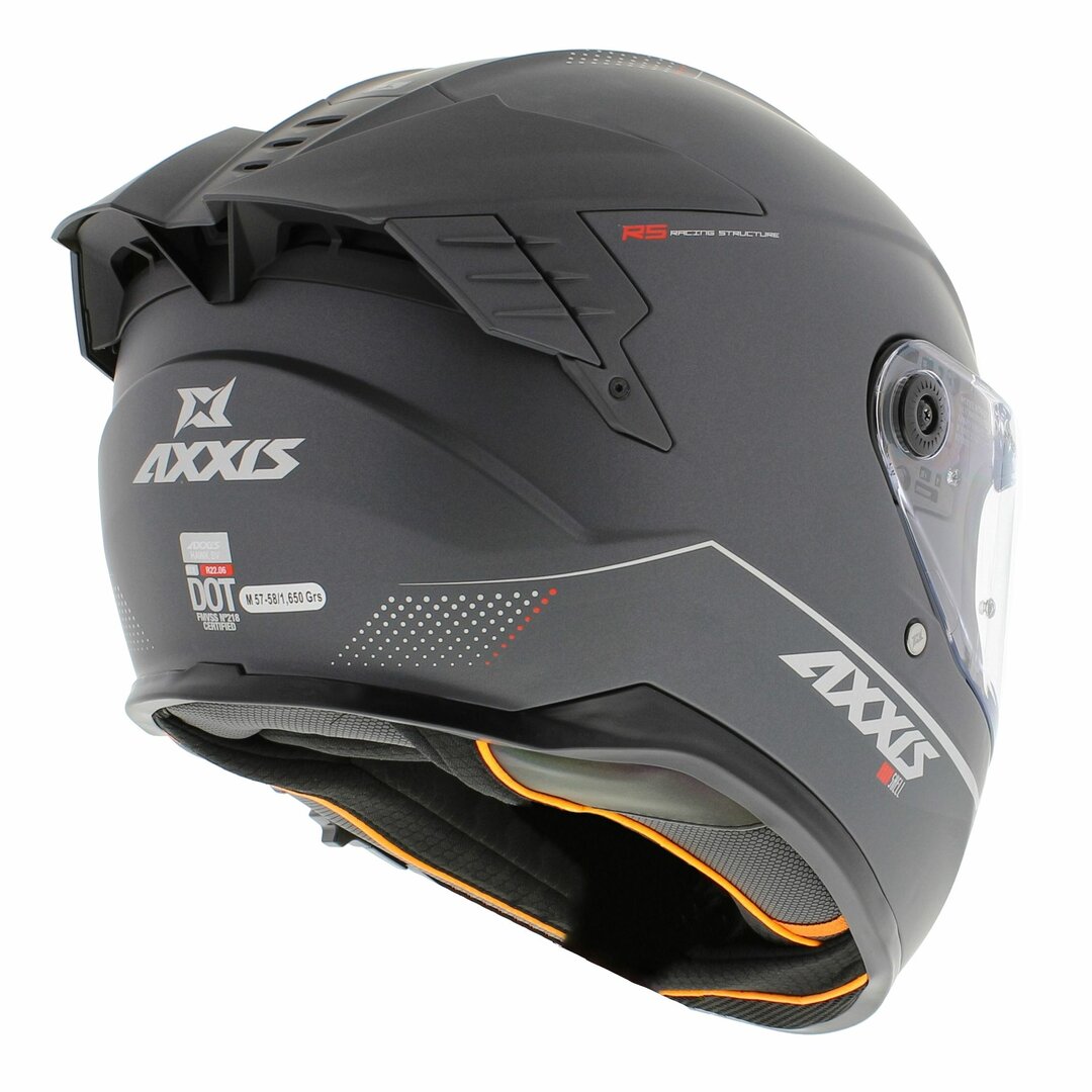 کیفیت کلاه کاسکت AXXIS مدل HAWK SHELL-MT TITANIUM