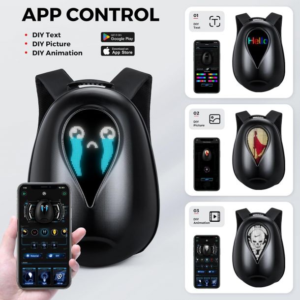 راهنمای کوله پشتی چراغ دار موتور سواری مدل LOY SEA HEART