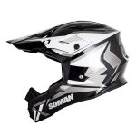 خرید کلاه کاسکت کراسی SOMAN مدل M11-BKWT