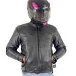 خرید کاپشن چرم موتور سواری مدل ALWAYS-102