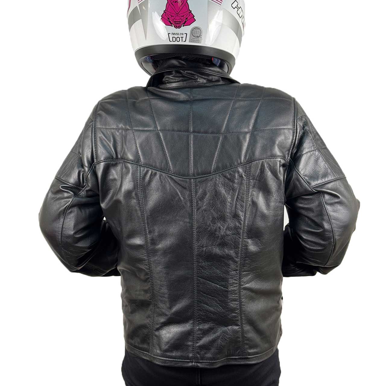 کیفیت کاپشن موتور سواری زنانه چرم مدل ALWAYS-103