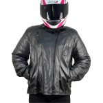 خرید کاپشن موتور سواری زنانه چرم مدل ALWAYS-103