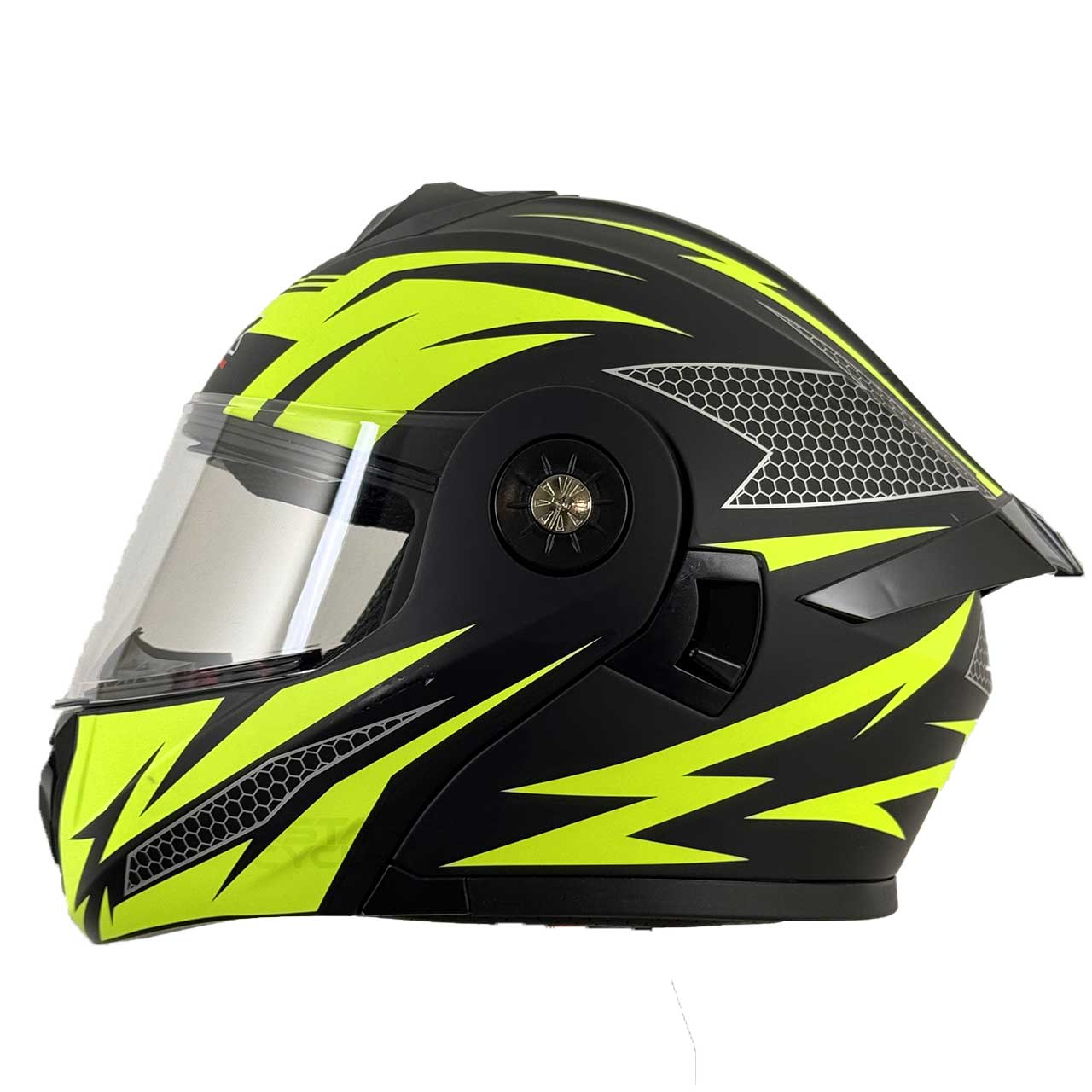 خرید کلاه کاسکت فک متحرک IBK مدل FM YLW