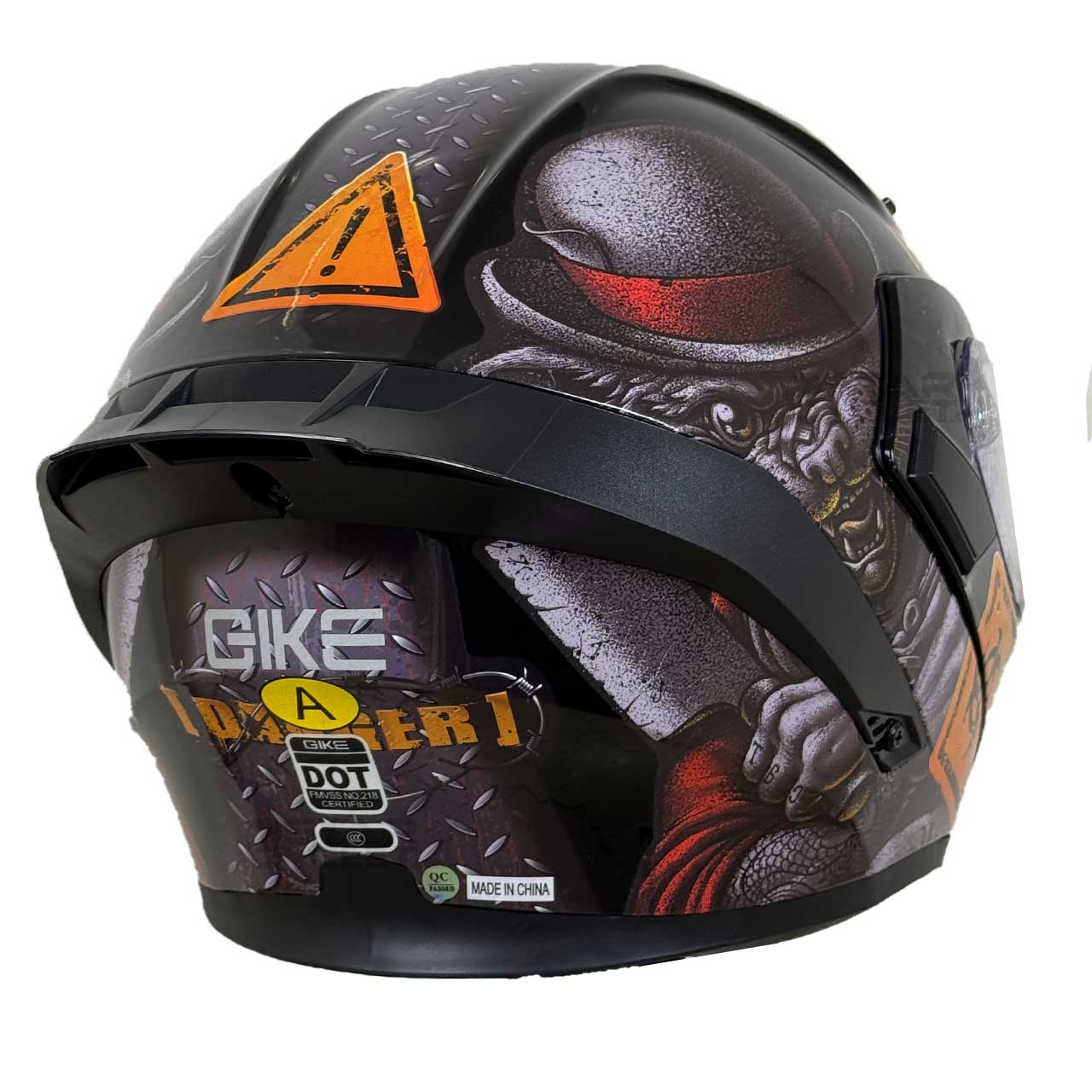 عکس کلاه کاسکت فک متحرک QIKE مدل DANGER