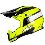 خرید کلاه کاسکت کراسی SOMAN مدل M11 BLACK-YELLOW