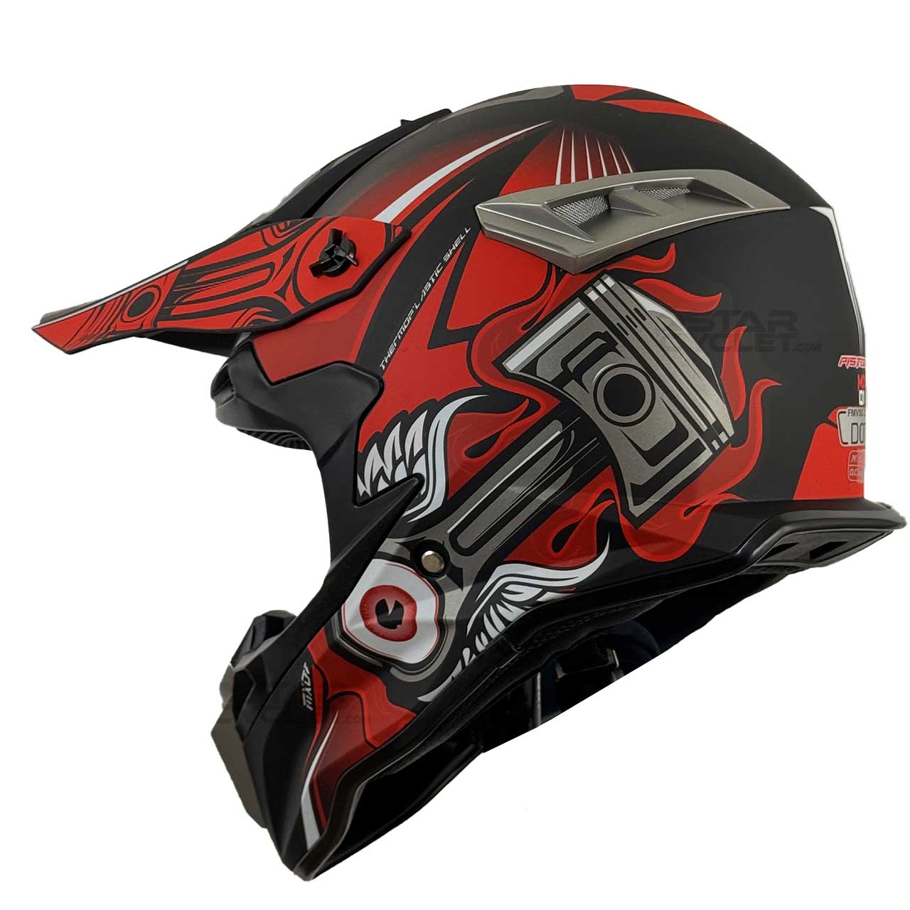 وزن کلاه کاسکت کراسی MA2 مدل RED EYE