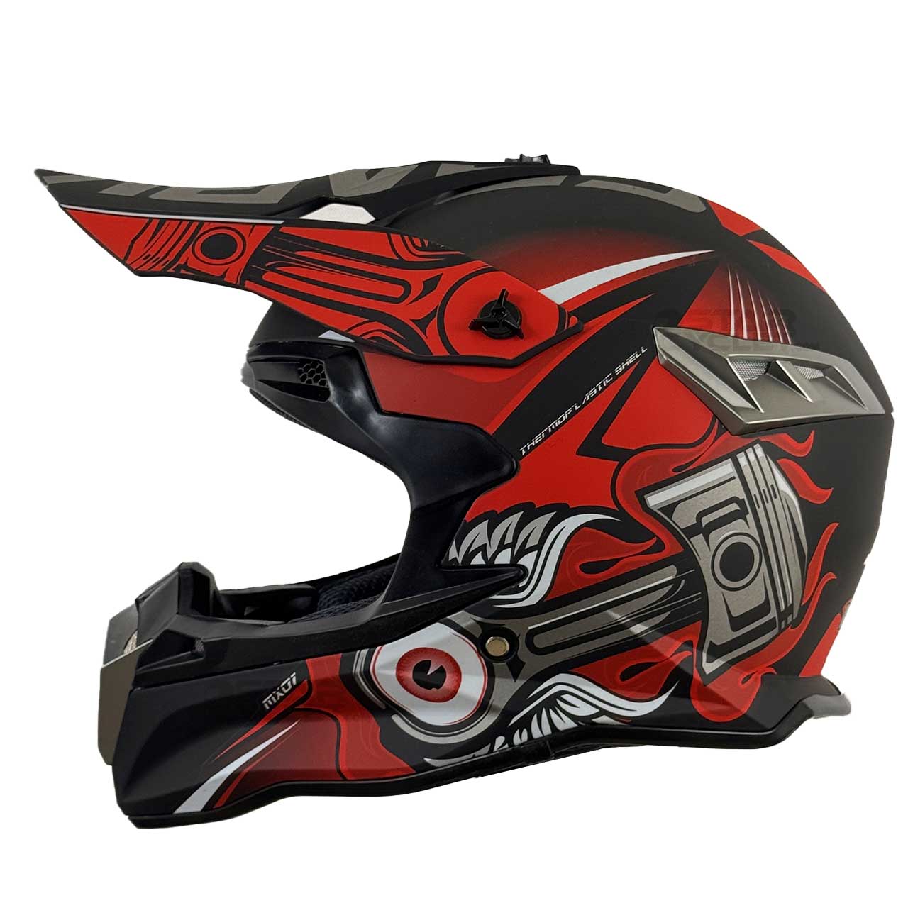 کیفیت کلاه کاسکت کراسی MA2 مدل RED EYE