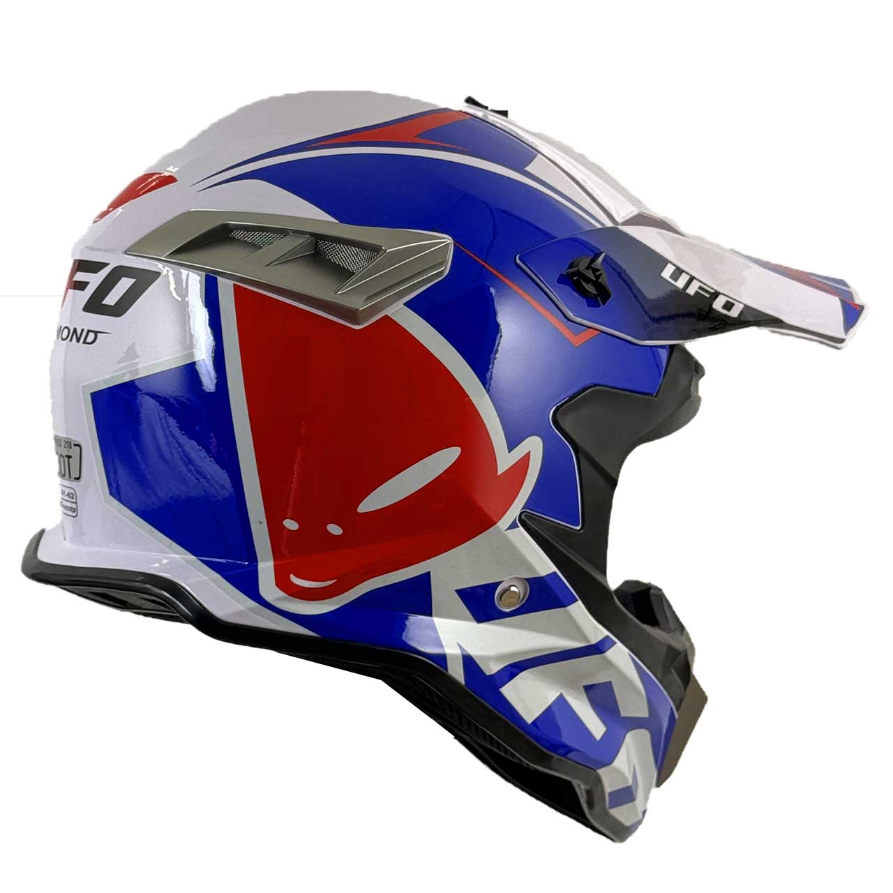 عکس کلاه کاسکت کراسی MA2 مدل UFO BLU