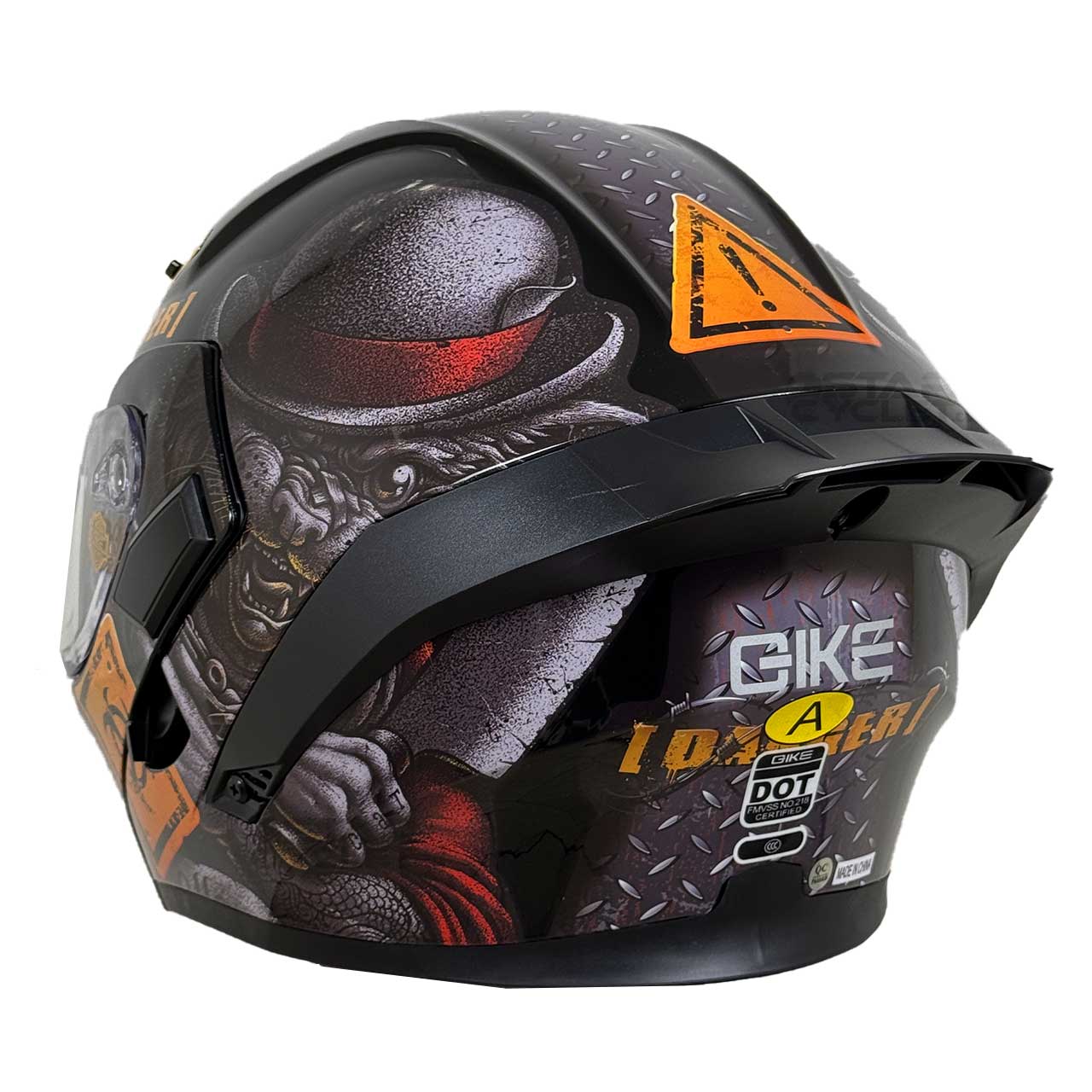 کیفیت کلاه کاسکت فک متحرک QIKE مدل DANGER