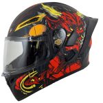 خرید کلاه کاسکت فک متحرک QIKE مدل RED EVIL