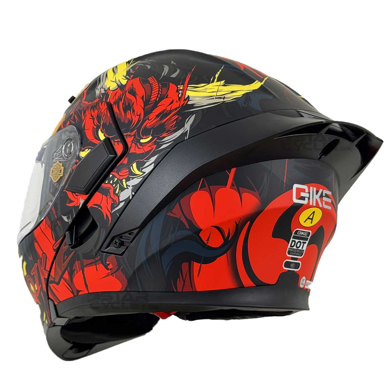 بررسی کلاه کاسکت فک متحرک QIKE مدل RED EVIL