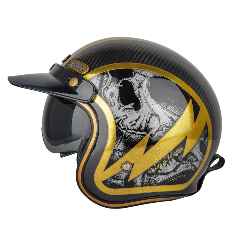 استاندارد کلاه کاسکت سومان H2 مدل SHINE GHOST GOLD