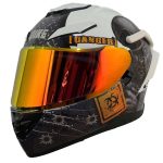 خرید کلاه کاسکت فک متحرک دسته دار QIKE مدل SAMI