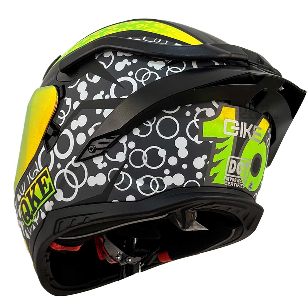 وزن کلاه کاسکت فک متحرک دسته دار QIKE مدل SIXTEEN