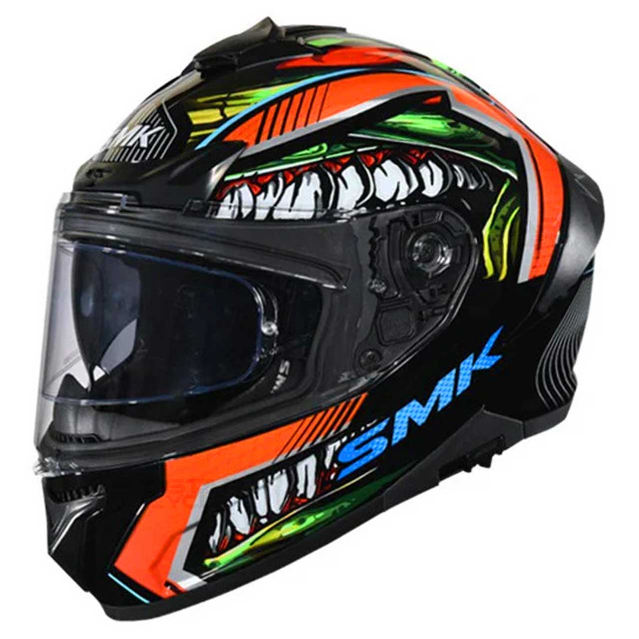 خرید کلاه کاسکت فک ثابت SMK تایفون مدل RAPTOR (Gl237)