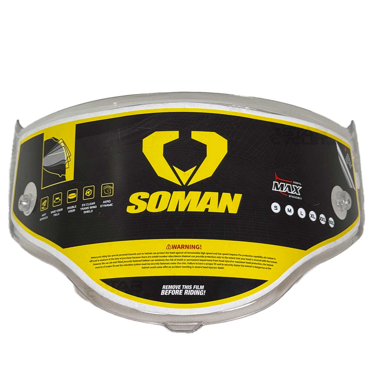 قیمت طلق کلاه کاسکت SOMAN مناسب برای مدل 965