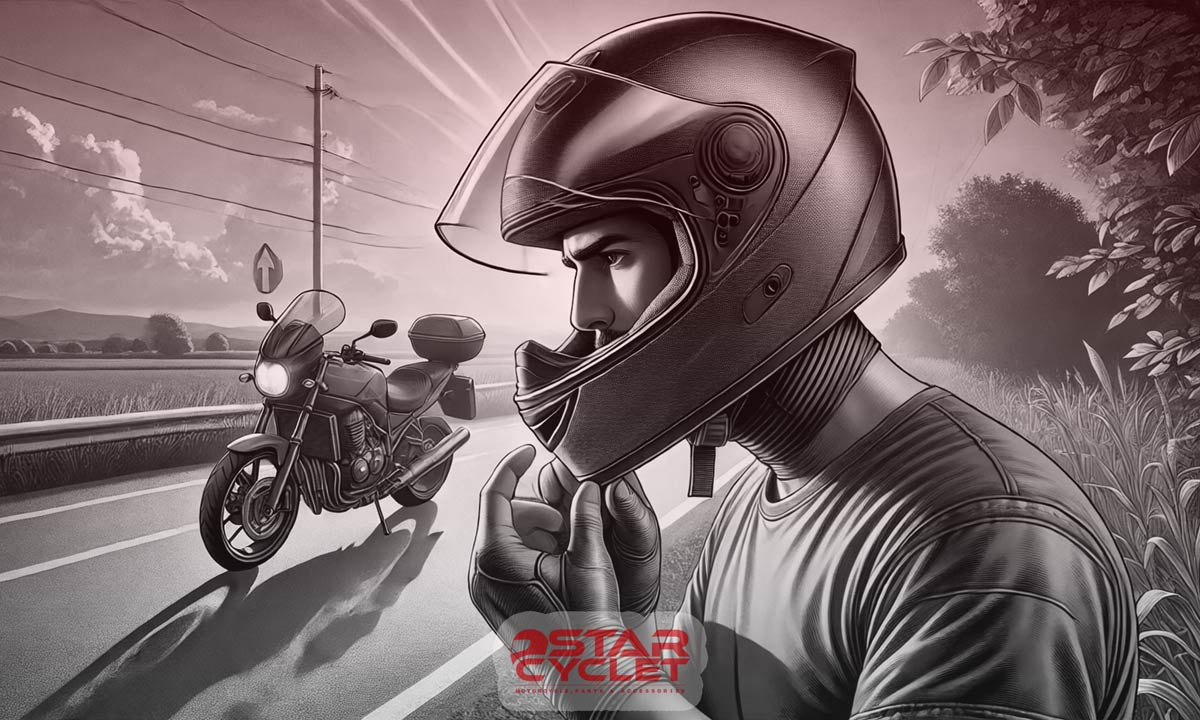 خرید علت و درست کردن شل بودن فک کلاه کاسکت فک متحرک از استارسیکلت - عکس 6