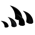 شاخ کلاه کاسکت مشکی مدل H35