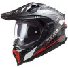 خرید کلاه کاسکت ادونچری LS2 مدل EXPLORER CARBON-GRAY-RED
