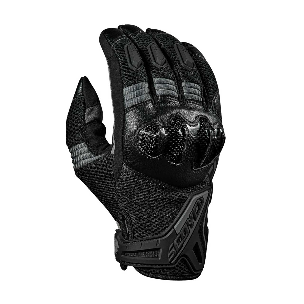 قیمت دستکش پروتکشن‌دار SCOYCO مدل MC175 BLK-GREY