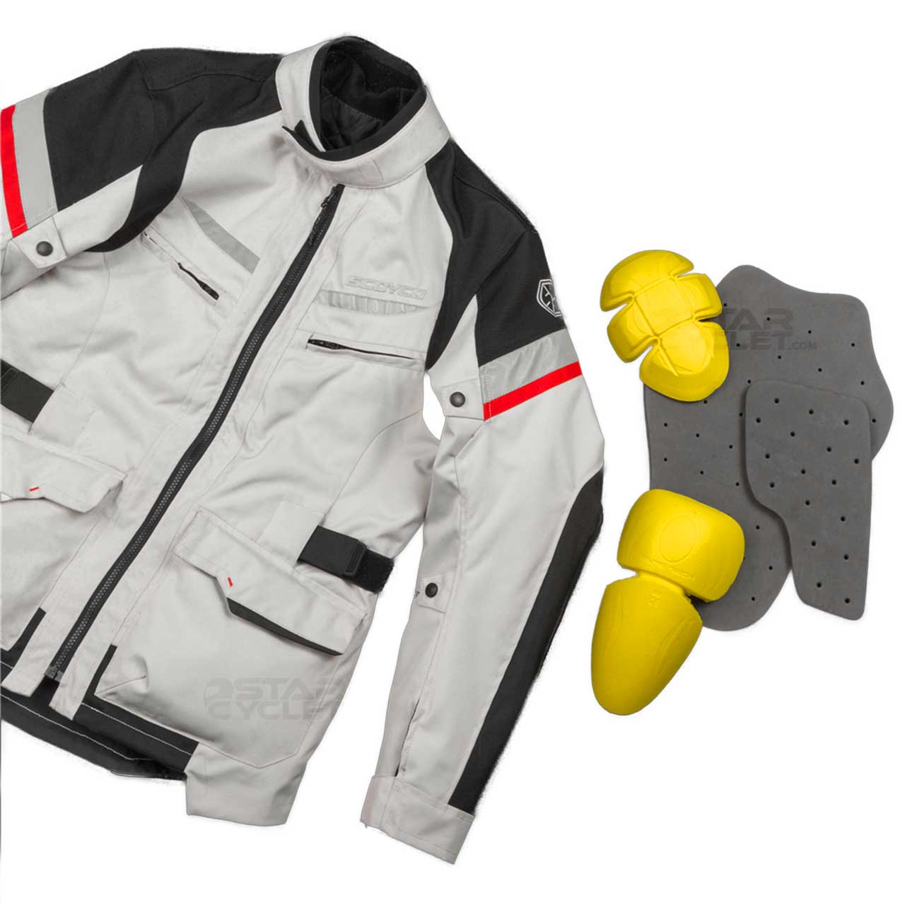 بررسی کاپشن گارد دار SCOYCO مدل JK122_ GREY