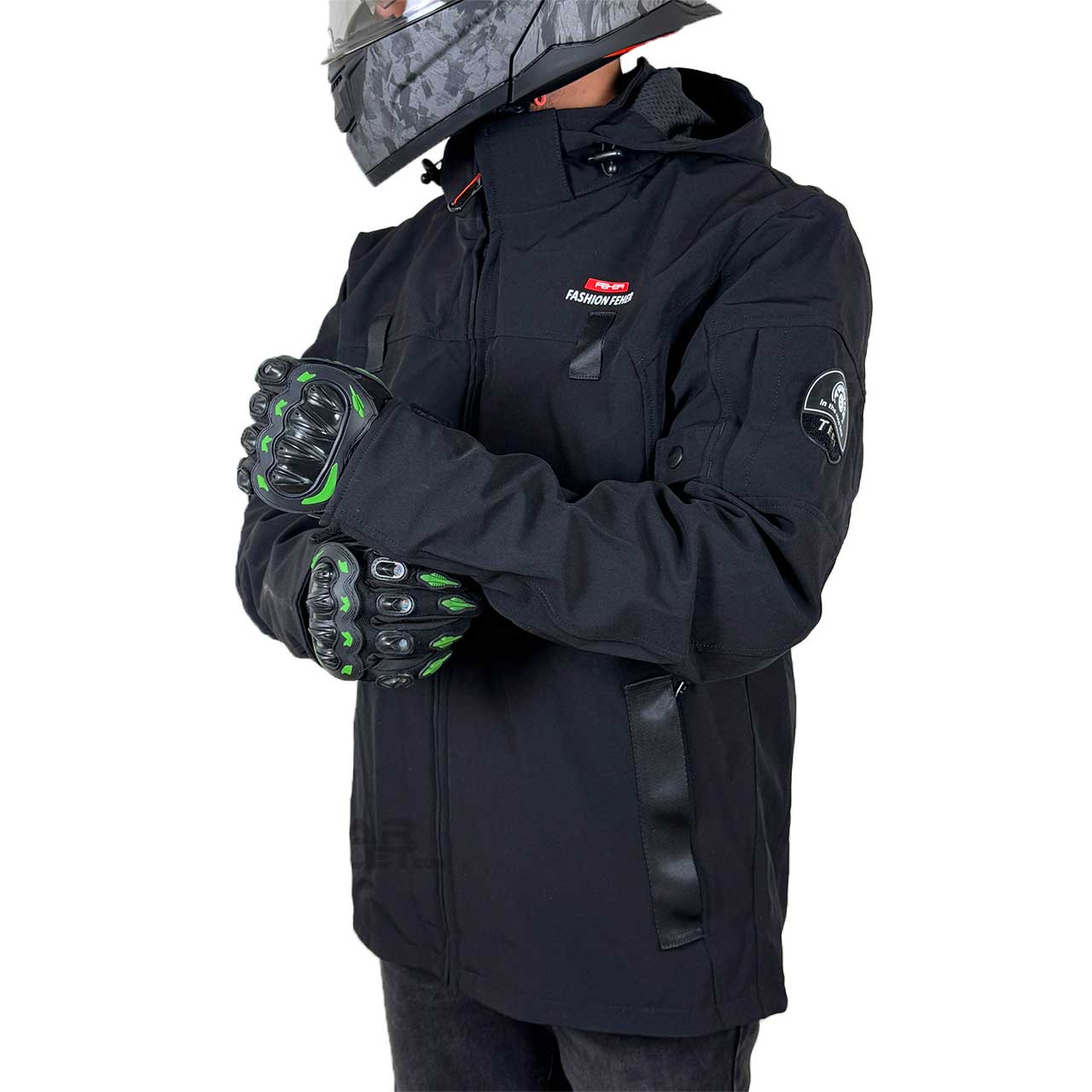 قیمت کاپشن موتور سواری FEHER مدل 543 BLACK