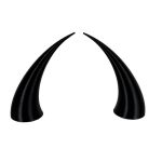 خرید شاخ کلاه کاسکت مشکی مدل H52