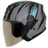 خرید کلاه کاسکت بدون فک MA2 مدل 953 MAT BLACK-GREY