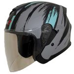 خرید کلاه کاسکت بدون فک MA2 مدل 953 MAT BLACK-GREY