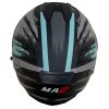 وزن کلاه کاسکت بدون فک MA2 مدل 953 MT BKGREY