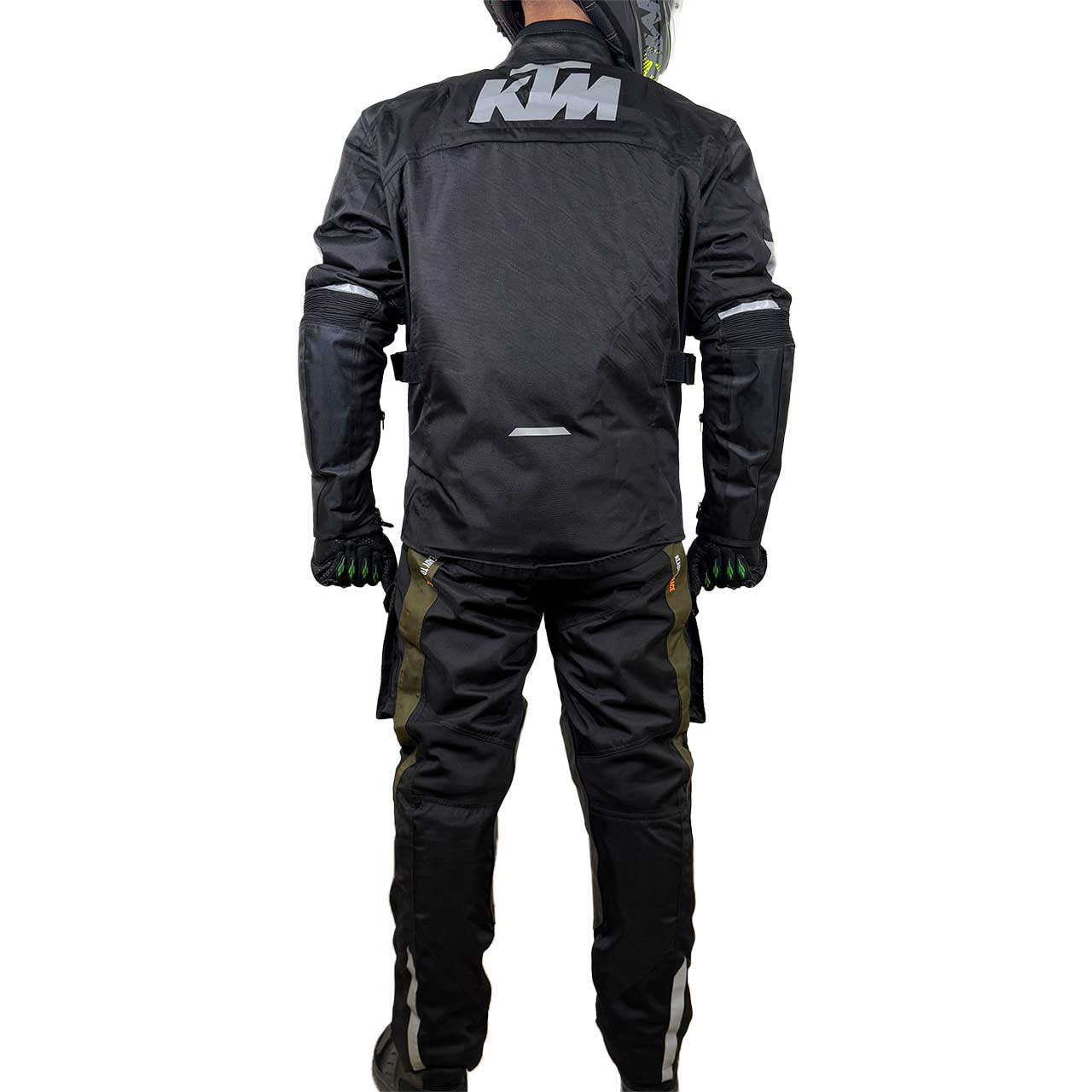 بررسی ست کاپشن شلوار موتورسواری مدل KTM RC