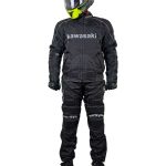 خرید ست کاپشن شلوار موتورسواری مدل KAWASAKI RC