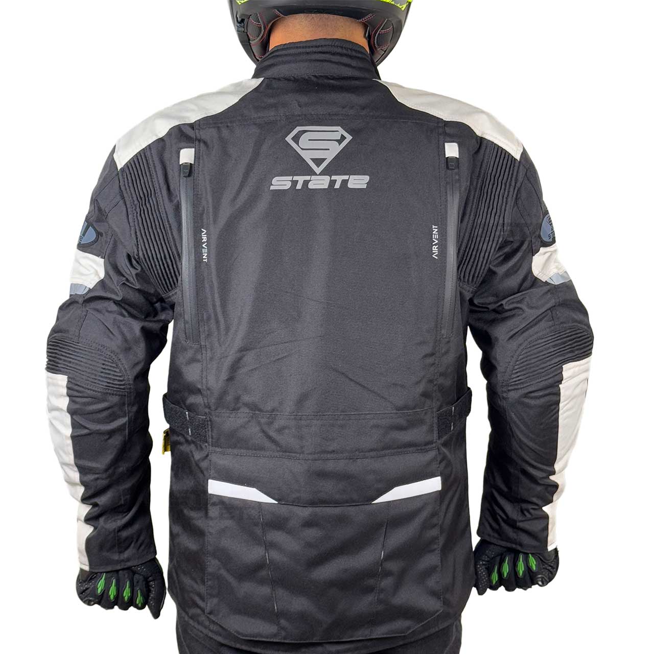 قیمت کاپشن موتور سواری ادونچر تورینگ STATE مدل WHITE