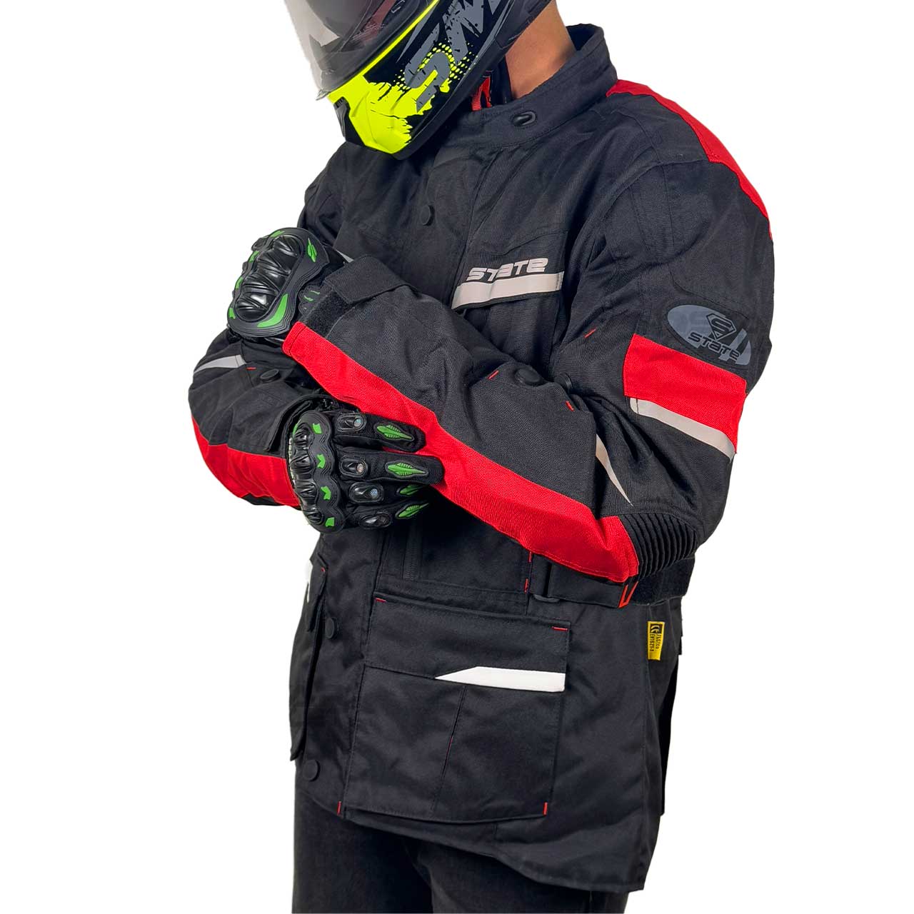 قیمت کاپشن موتور سواری ادونچر تورینگ STATE مدل RED