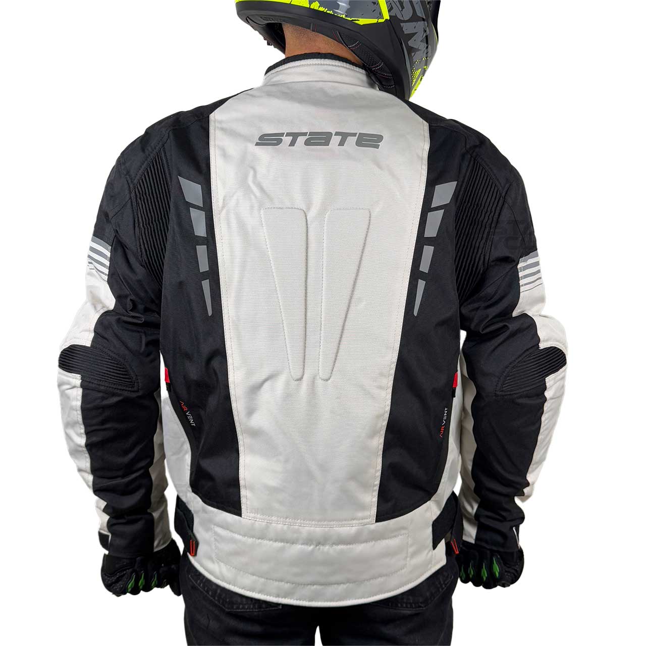 قیمت کاپشن موتور سواری نیف STATE مدل WHITE