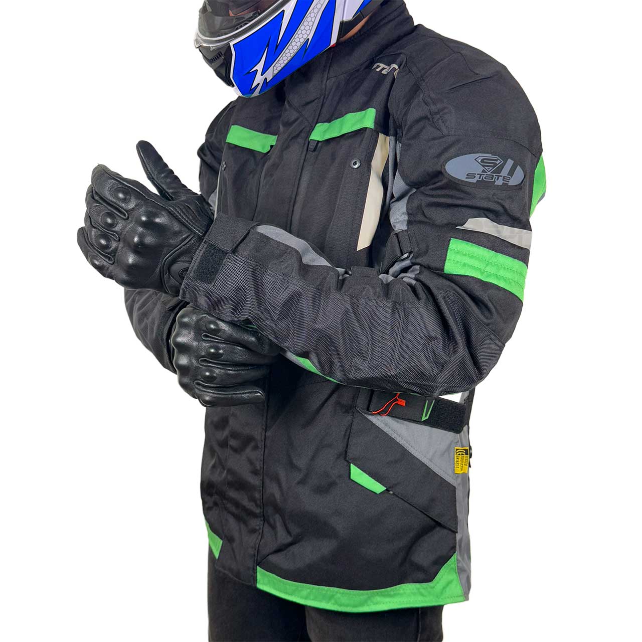 قیمت کاپشن موتور سواری موژلار STATE مدل GREEN