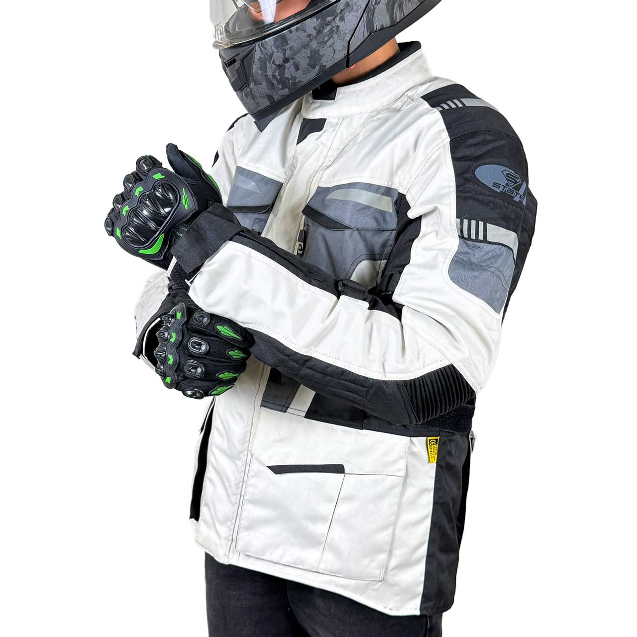 بررسی کاپشن موتور سواری تورینگ توراگ STATE مدل WHITE