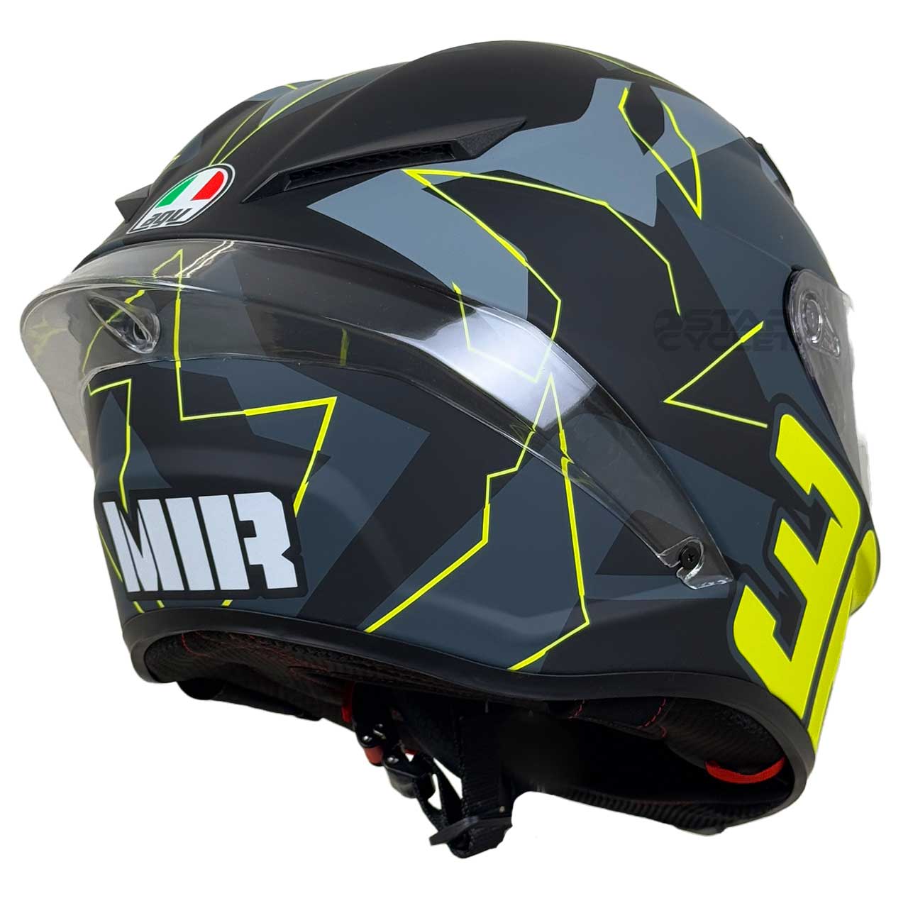 جنس کلاه کاسکت فک ثابت طرح AGV مدل MIR 36