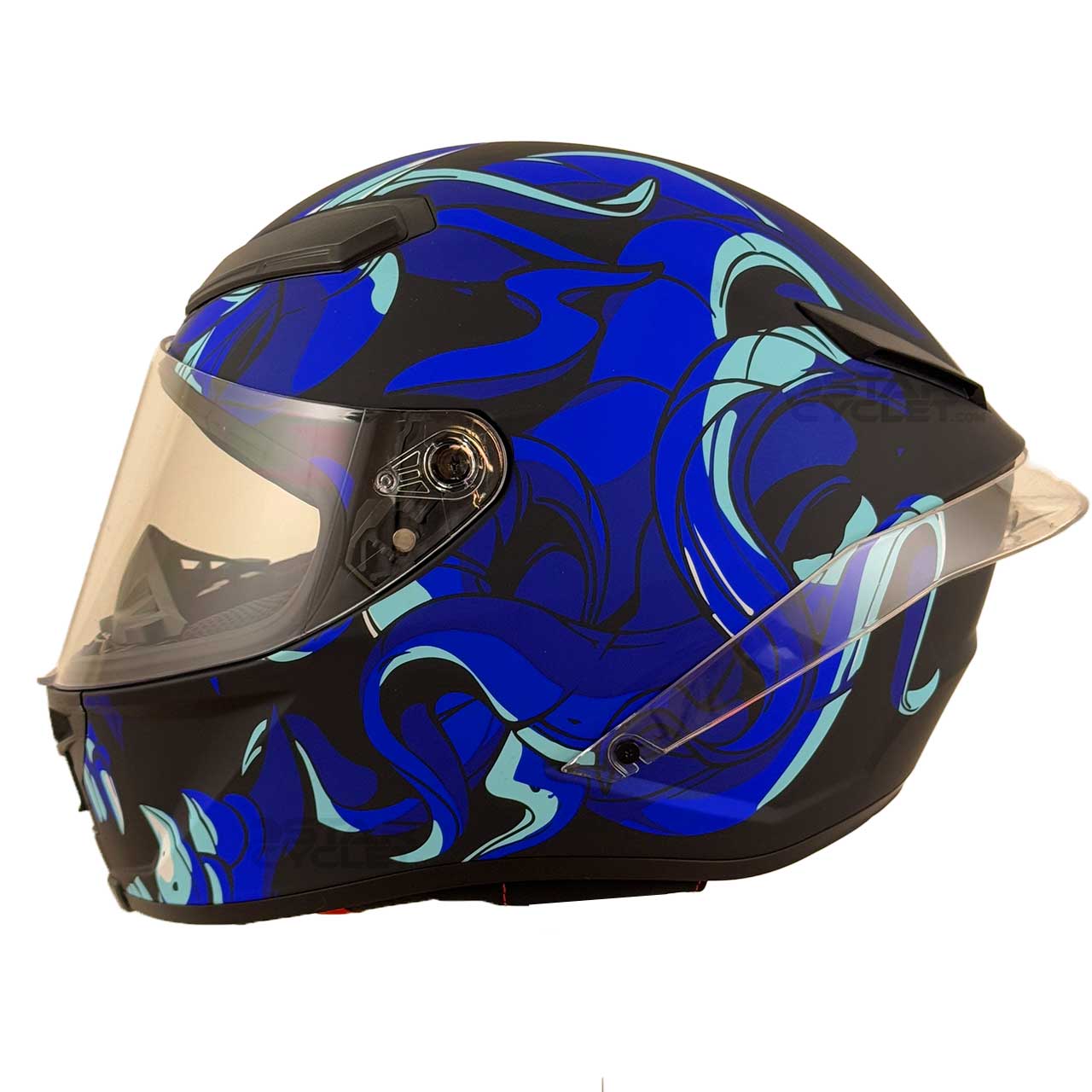 جنس کلاه کاسکت فک ثابت طرح AGV مدل OCTA BLUE