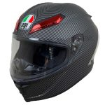 خرید کلاه کاسکت فک ثابت طرح AGV مدل CARBON RED