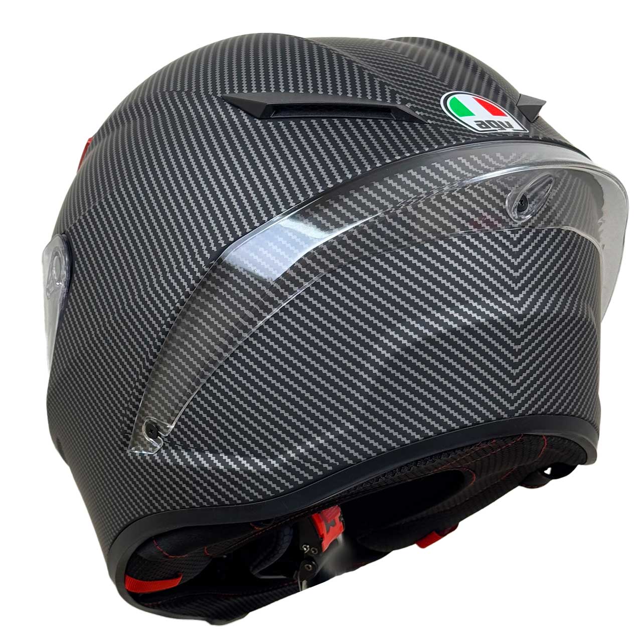 بررسی کلاه کاسکت فک ثابت طرح AGV مدل CARBON RED